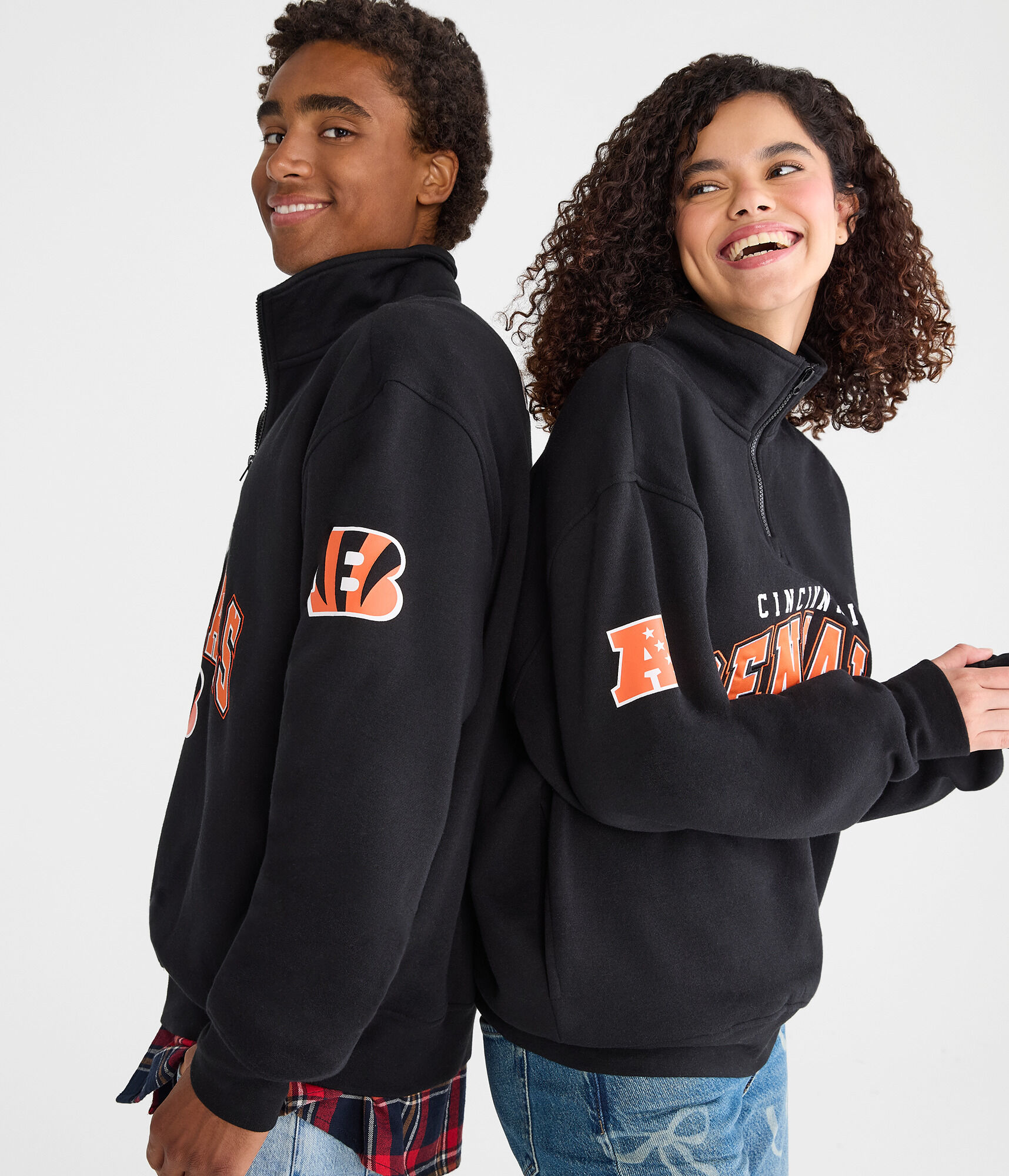 Cincinnati Bengals Quarter-Zip Sweatshirt