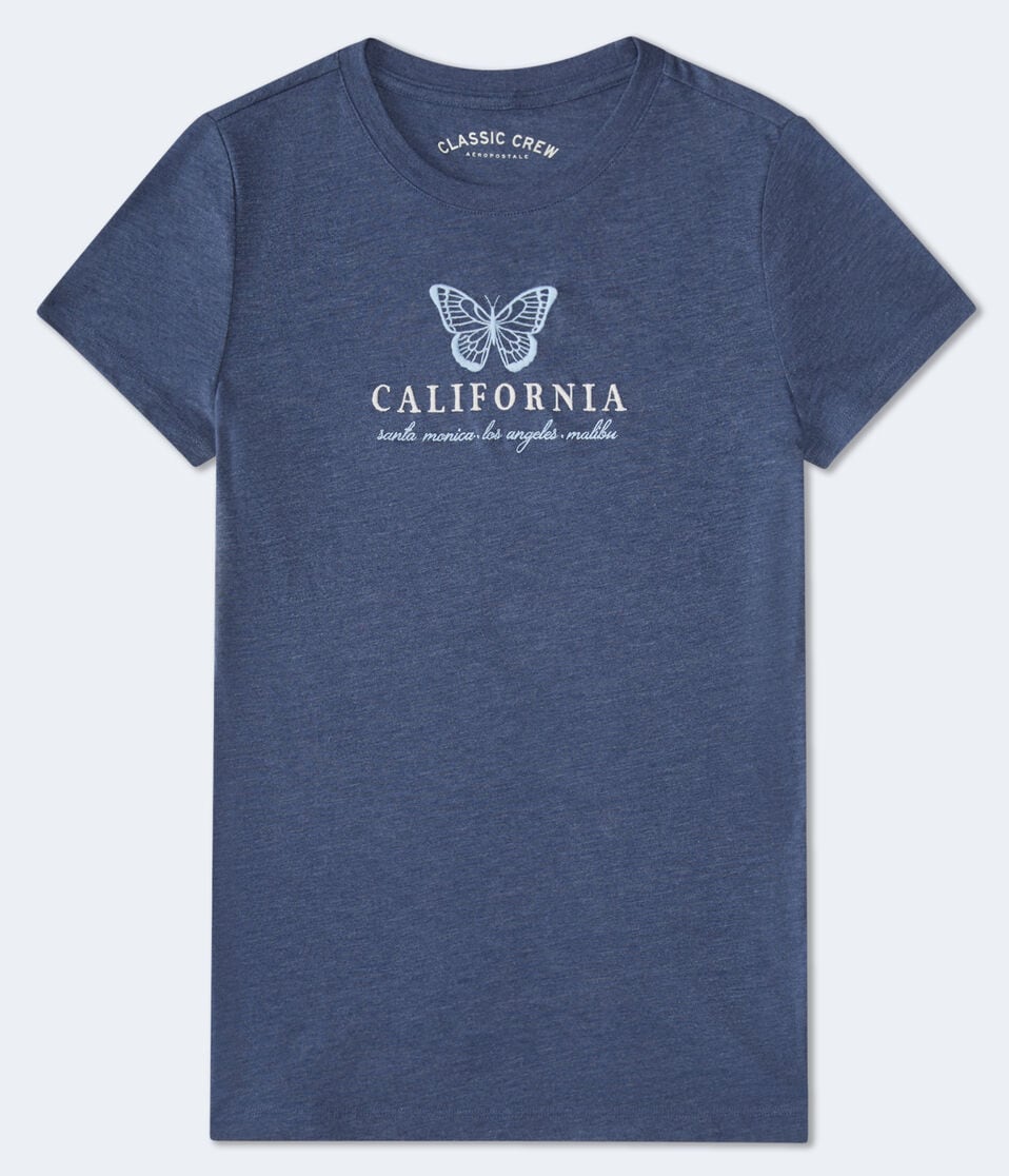 California Butterfly Graphic Tee