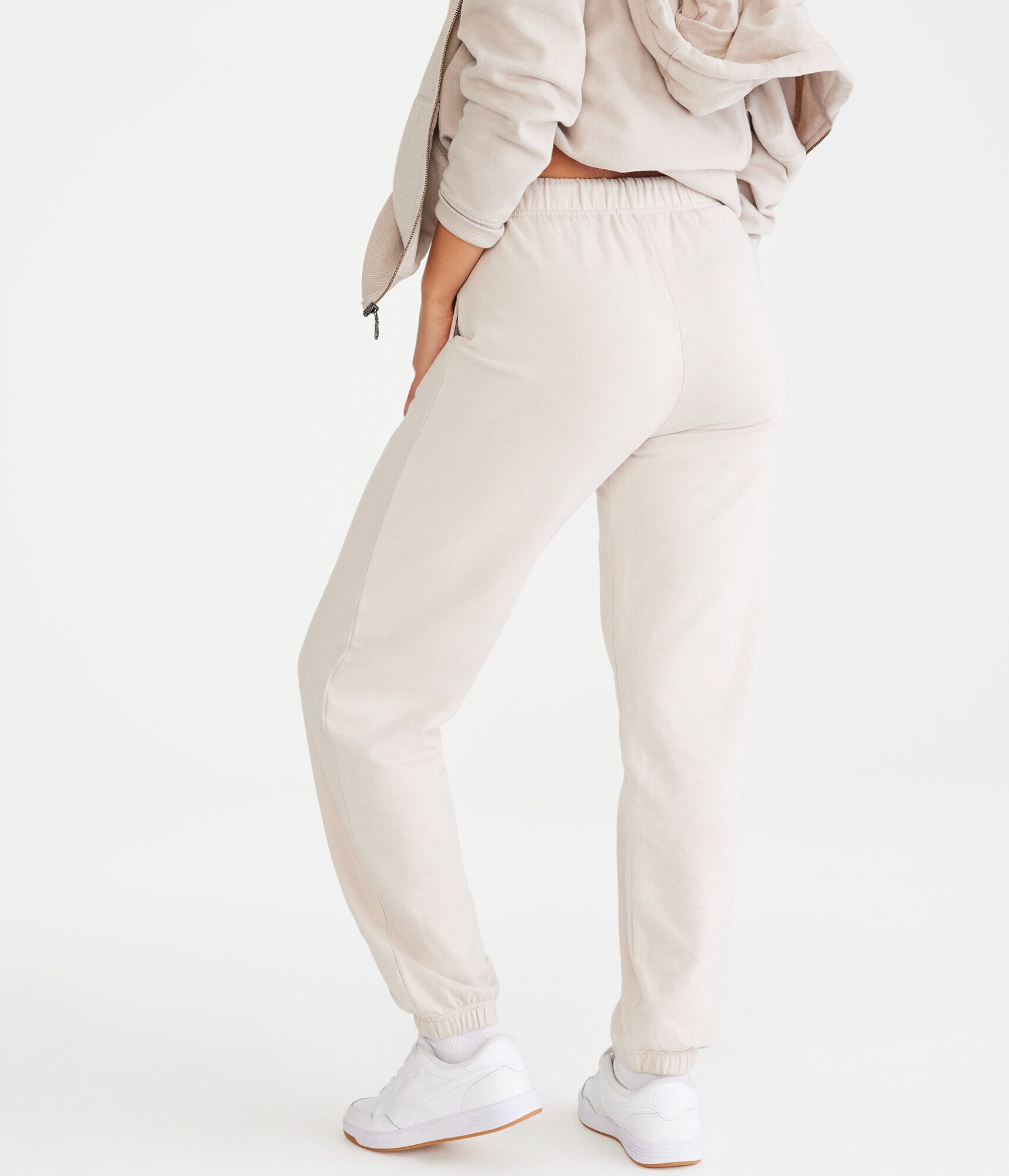 Slouchy High-Rise Cinched Sweatpants