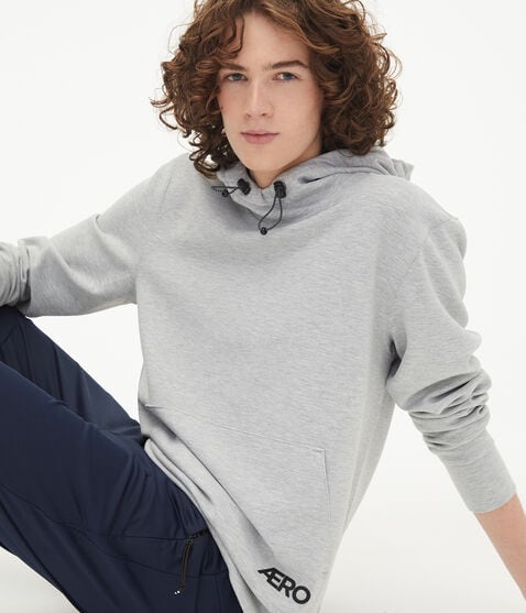 Air Softspun Tech Fleece Pocket Logo Pullover Hoodie Air Softspun Tech Fleece Pocket Logo Pullover Hoodie