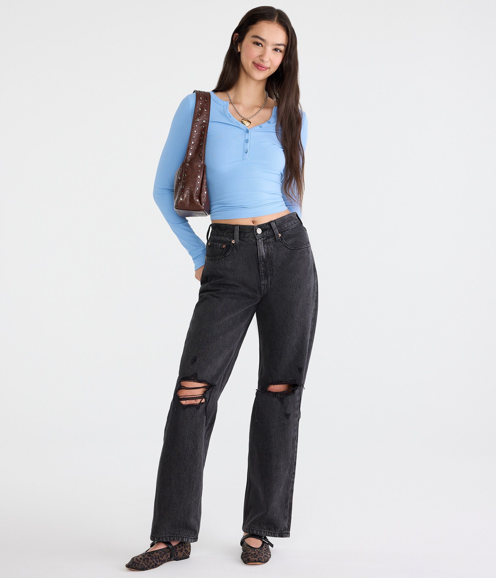 High-Rise Baggy Jean