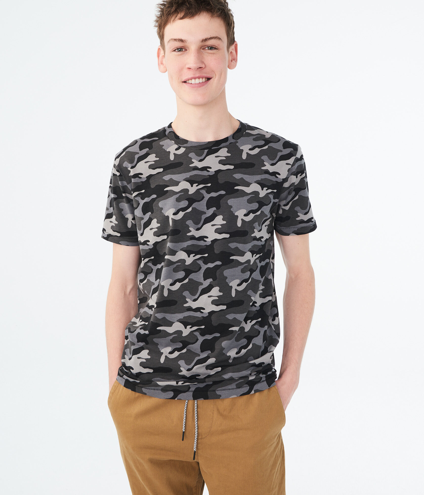A87 Camo Stretch Crew Tee