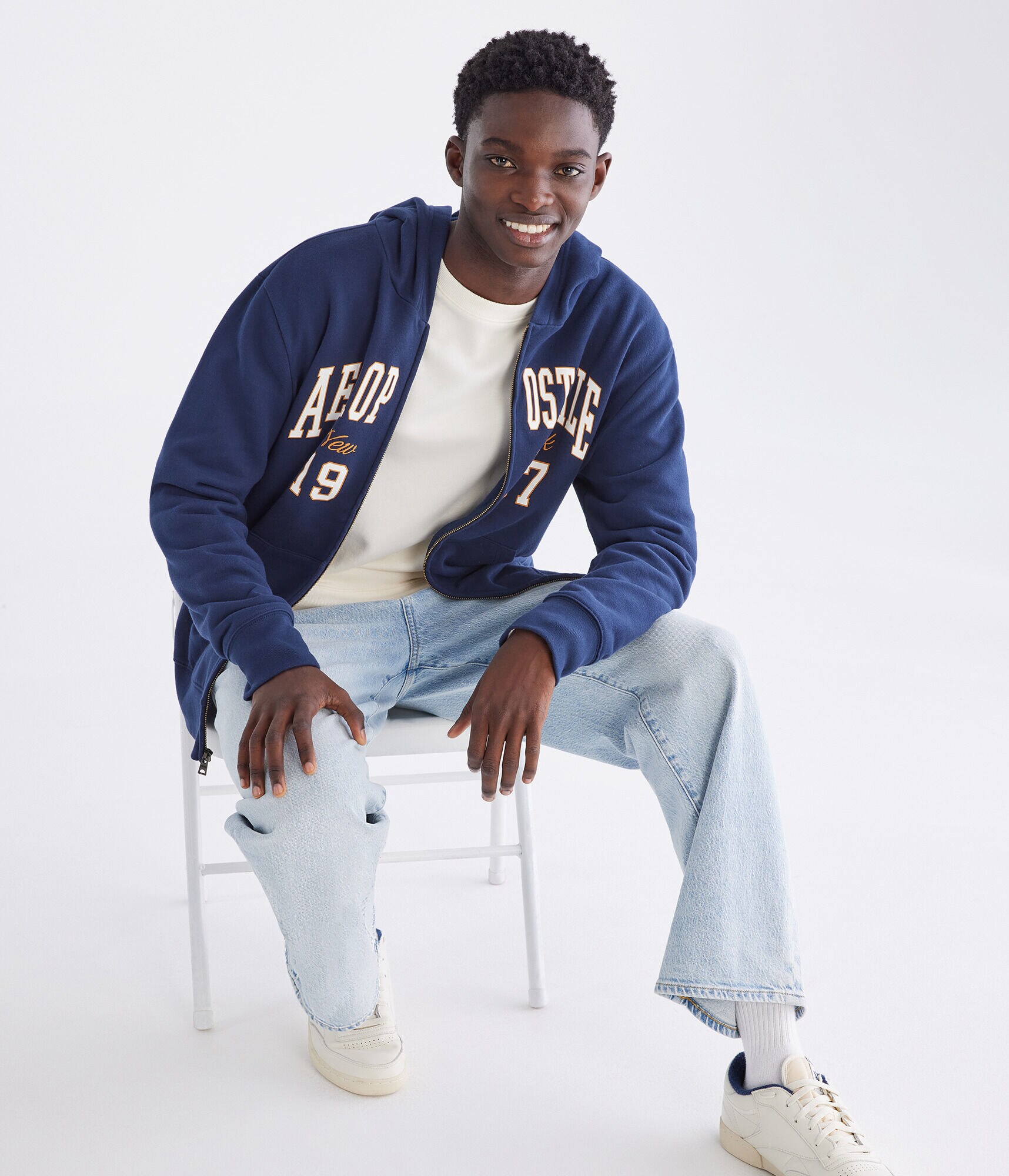 Aeropostale 1987 Full-Zip Hoodie