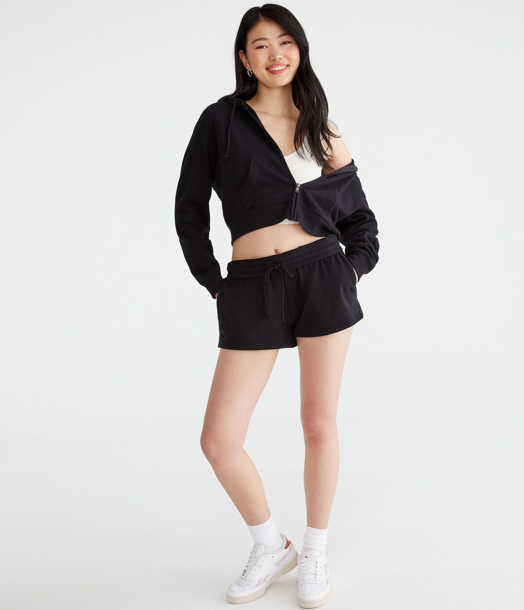 Fleece Slouchy Shorts