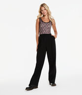 Wear 2 Ways Floral Seamless Lace-Trim Cropped Tank