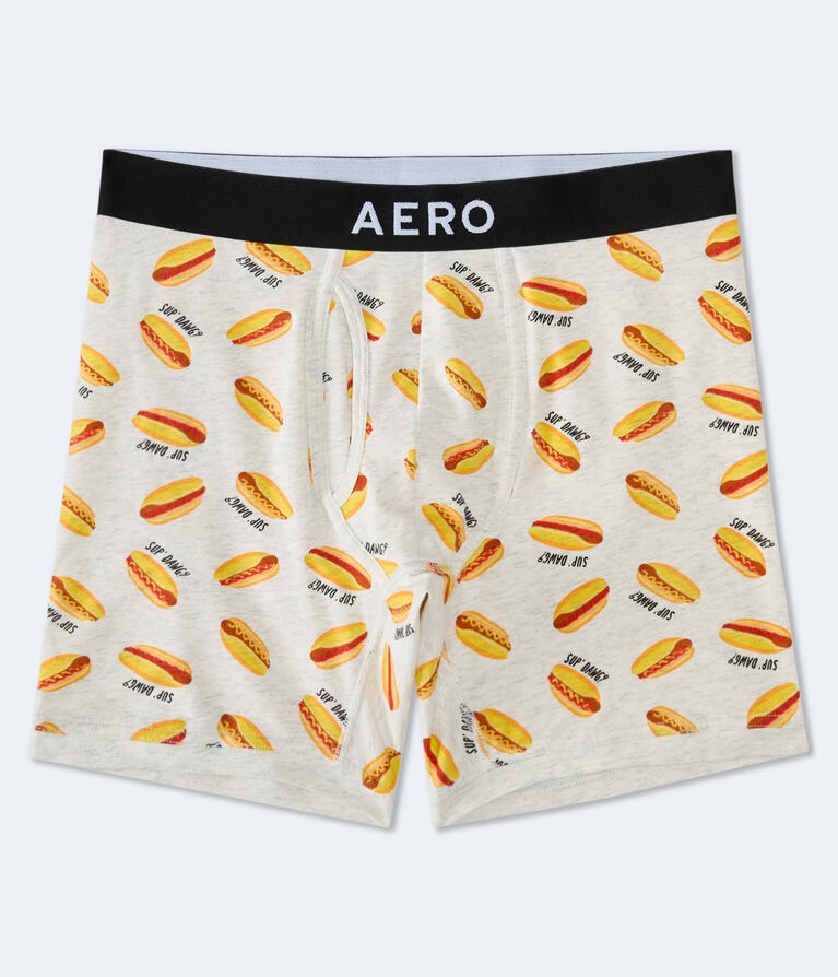 Hot Dog 6" Knit Boxer Briefs