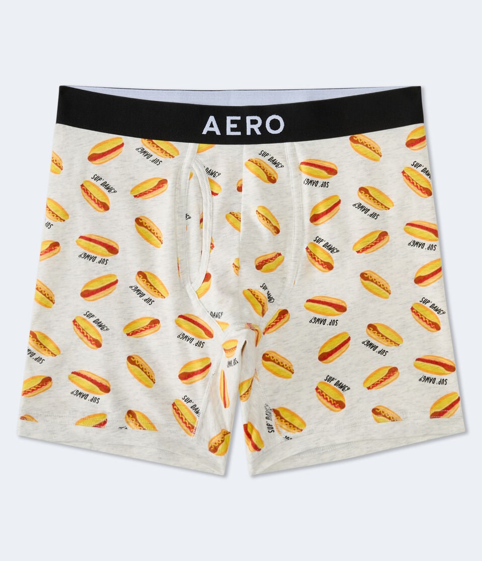 Hot Dog 6" Knit Boxer Briefs