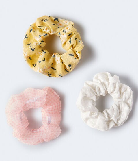 Floral Scrunchie 3-Pack Floral Scrunchie 3-Pack
