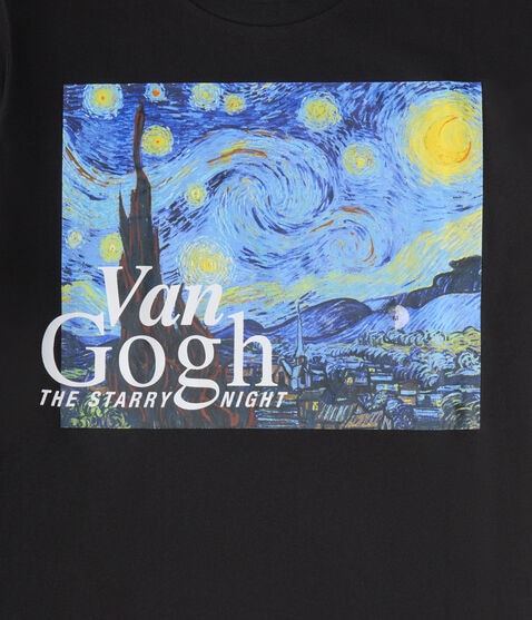 Van Gogh Starry Night Oversized Graphic Tee Van Gogh Starry Night Oversized Graphic Tee
