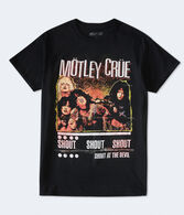Mötley Crüe Shout At The Devil Oversized Graphic Tee