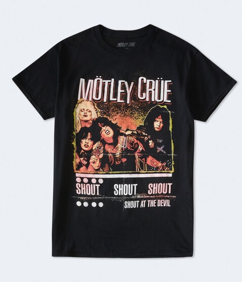 Mötley Crüe Shout At The Devil Oversized Graphic Tee Mötley Crüe Shout At The Devil Oversized Graphic Tee