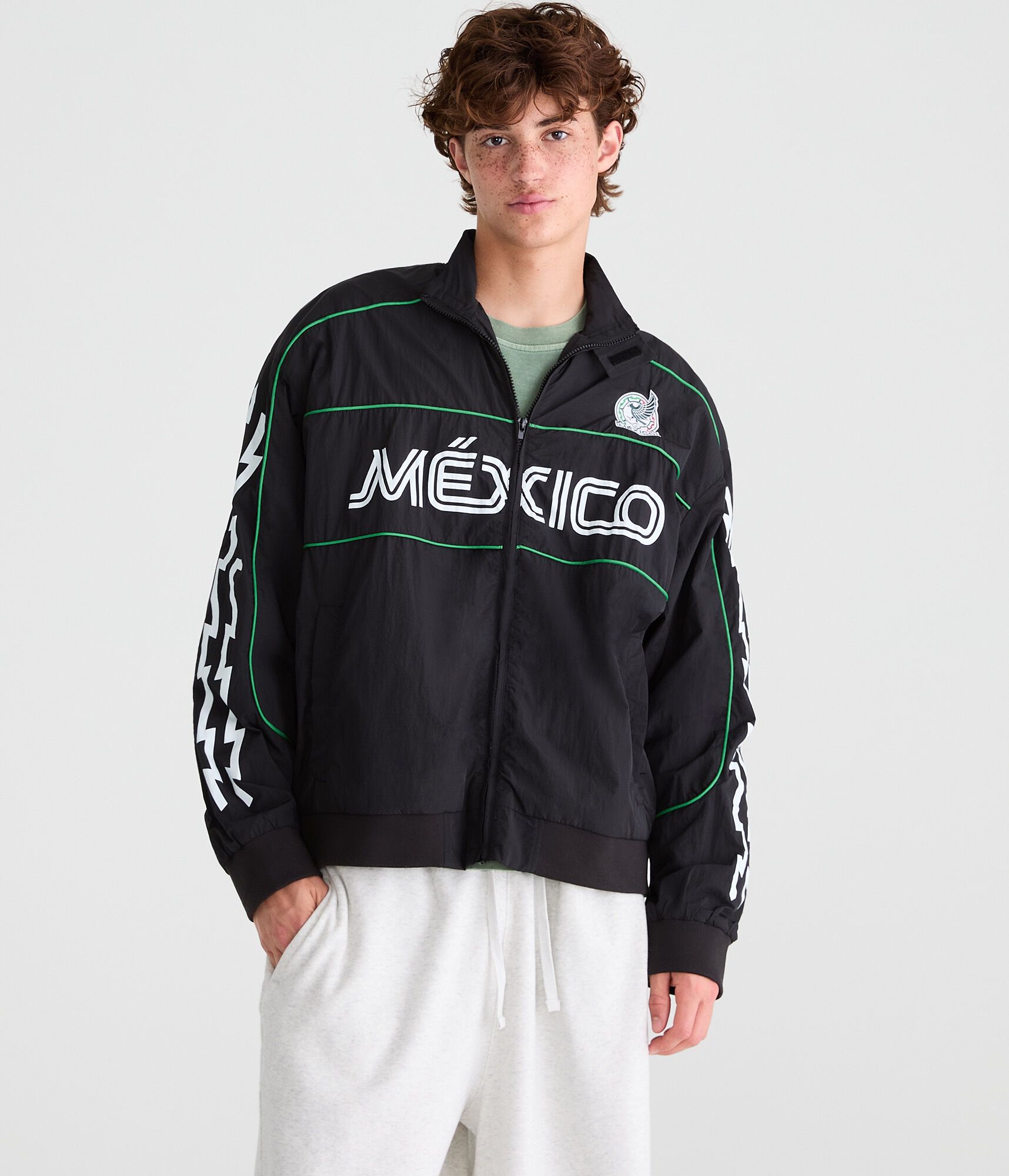 M&eacute;xico Soccer Full-Zip Track Jacket
