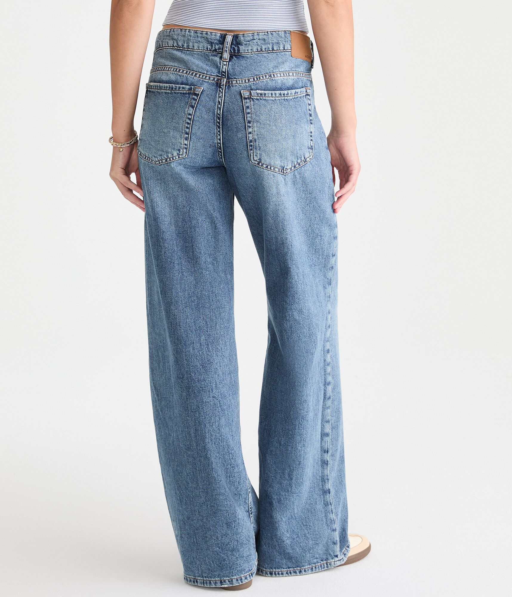 Low-Rise Baggy Wide Leg Lightweight Luxe Jean