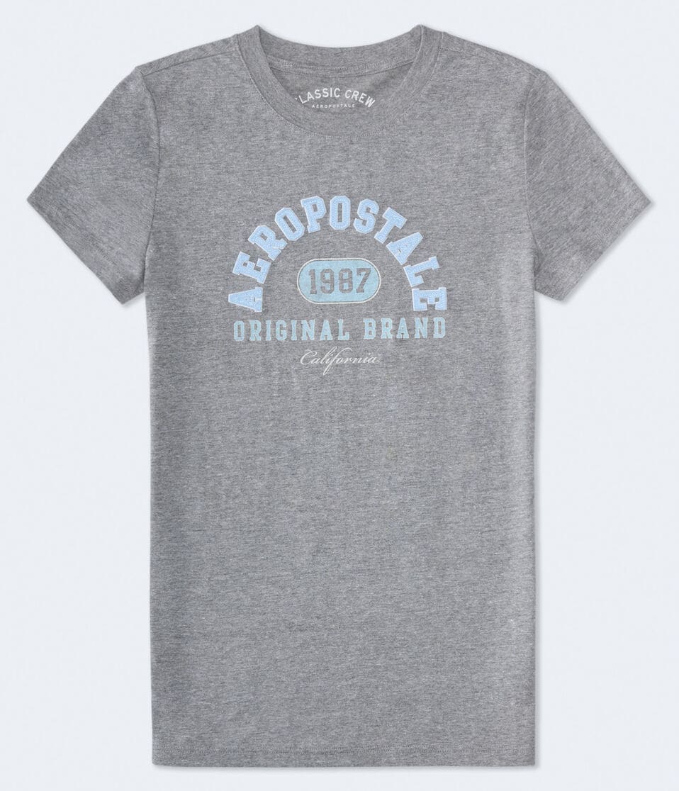 Aeropostale Arch Appliqué Graphic Tee