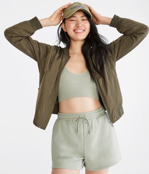 Fleece Slouchy Shorts