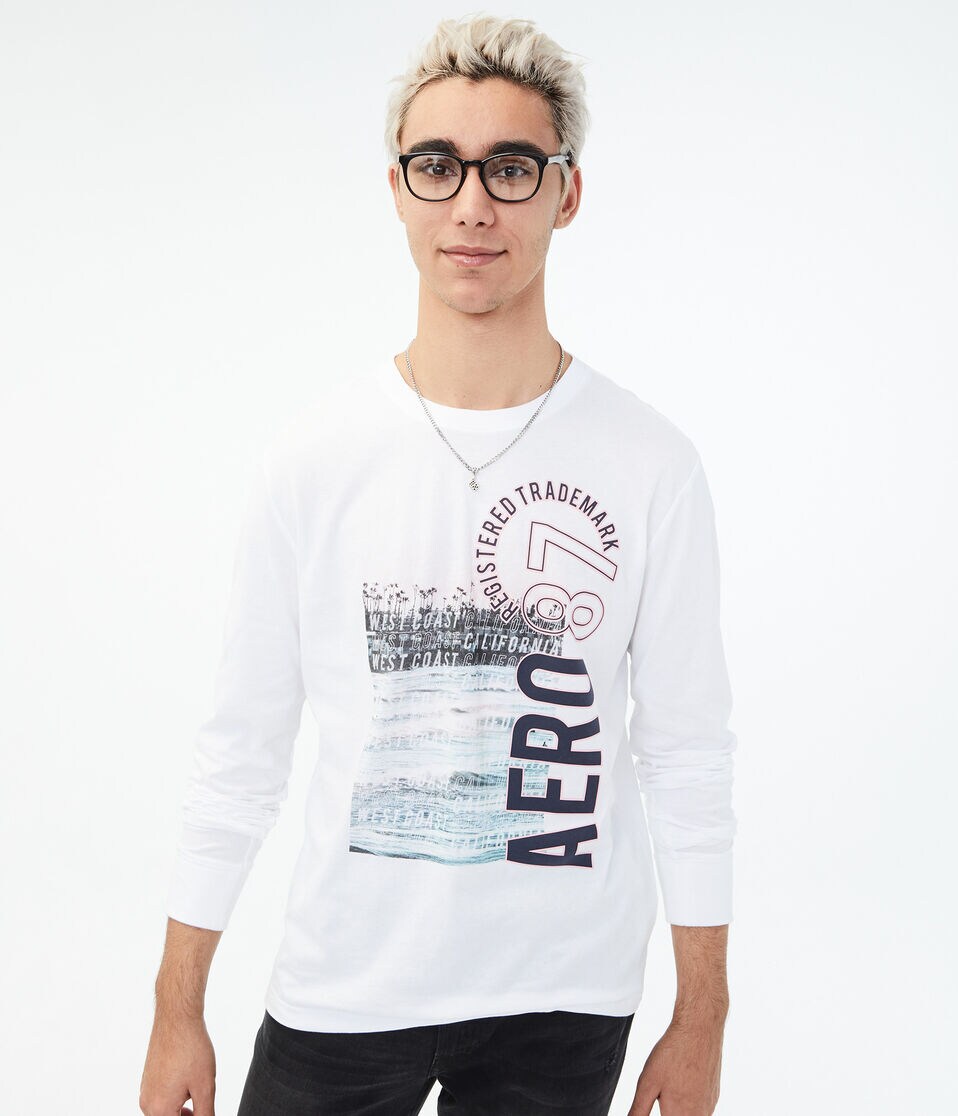 Long Sleeve Aero 87 West Coast Graphic Tee