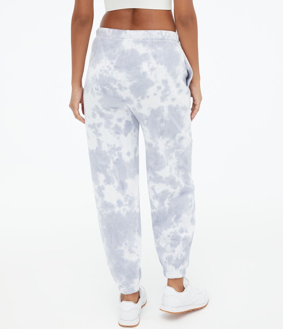 Tie-Dye Baggy High-Rise Cinched Sweatpants