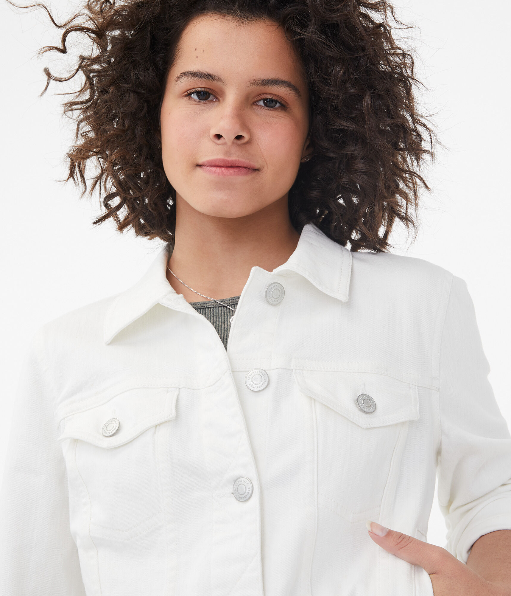 Real Denim Cropped Jean Jacket