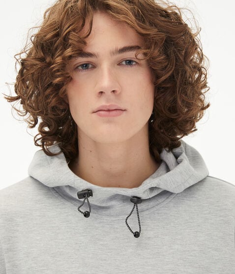 Air Softspun Tech Fleece Pocket Logo Pullover Hoodie Air Softspun Tech Fleece Pocket Logo Pullover Hoodie