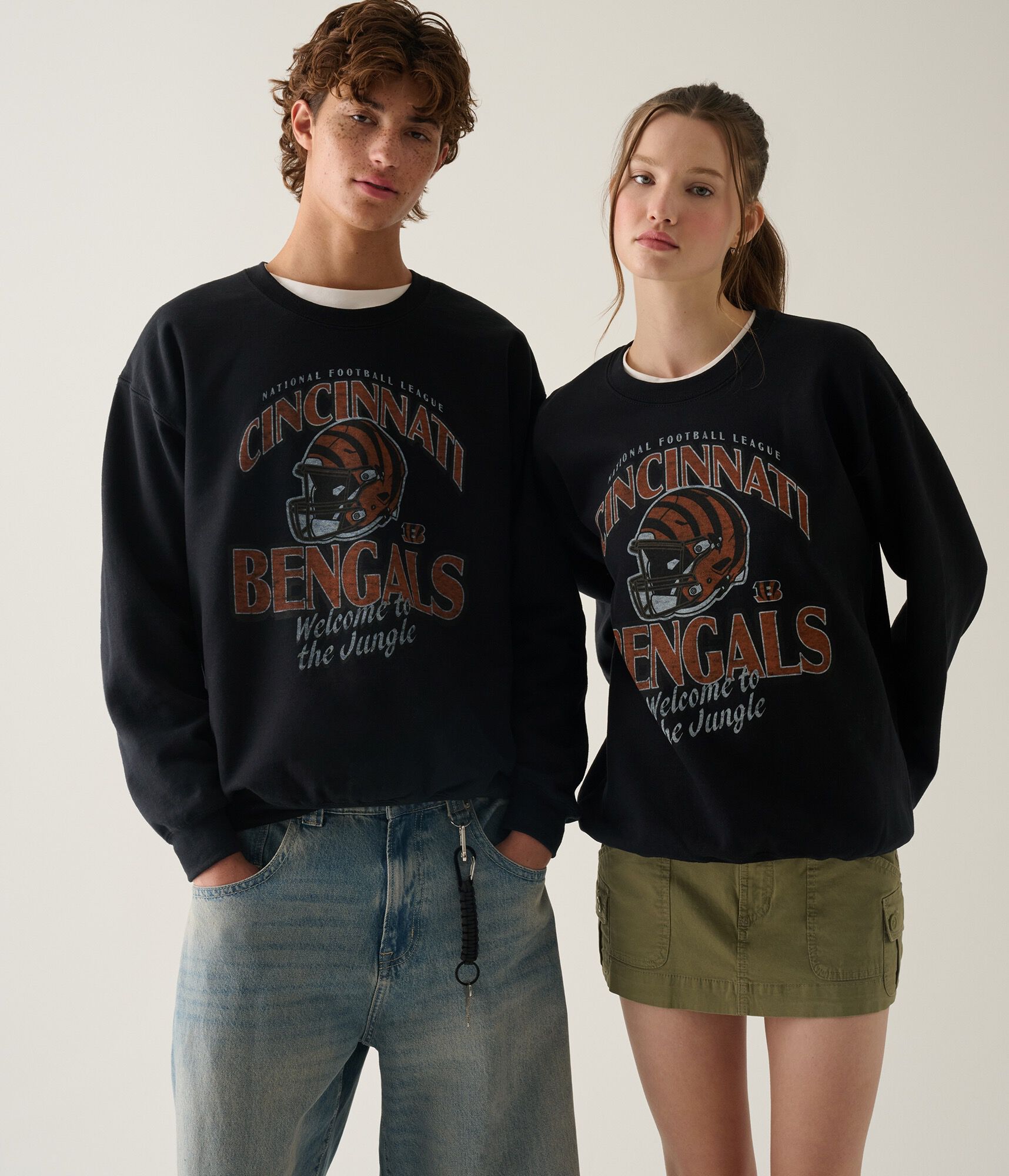 Cincinnati Bengals Helmet Crew Sweatshirt