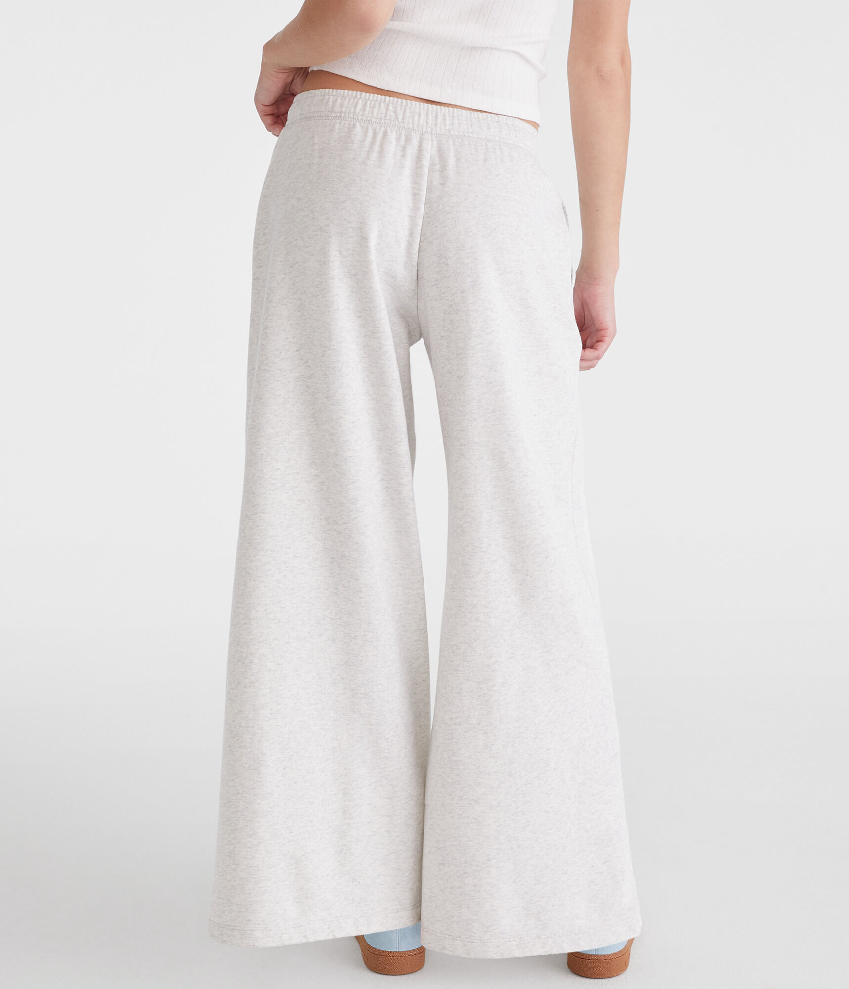 Mid-Rise Super Wide Leg Sweatpants