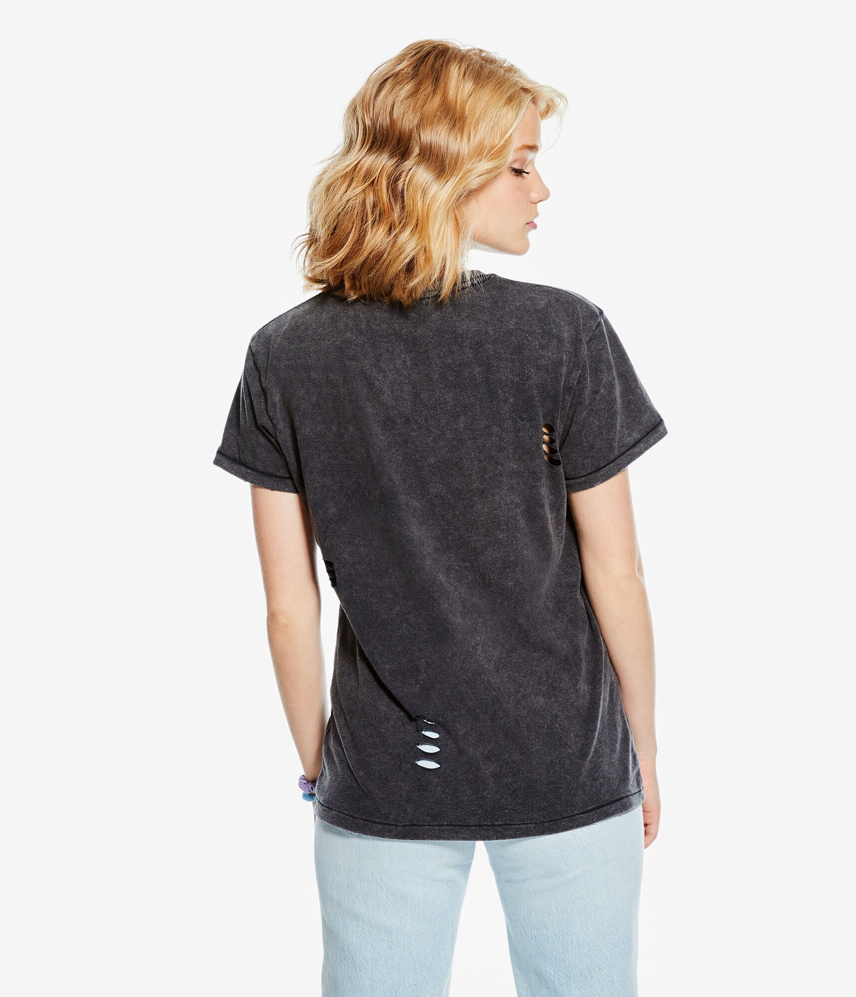 Pink Floyd Animals Destroyed Boyfriend Graphic Tee