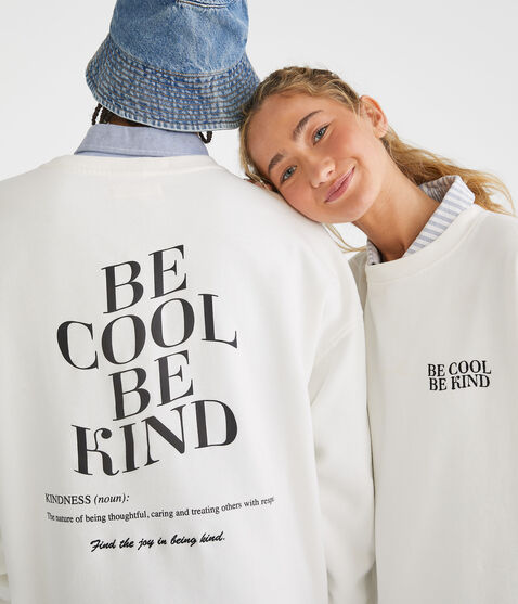 Be Cool Be Kind Essentials Crew Sweatshirt Be Cool Be Kind Essentials Crew Sweatshirt