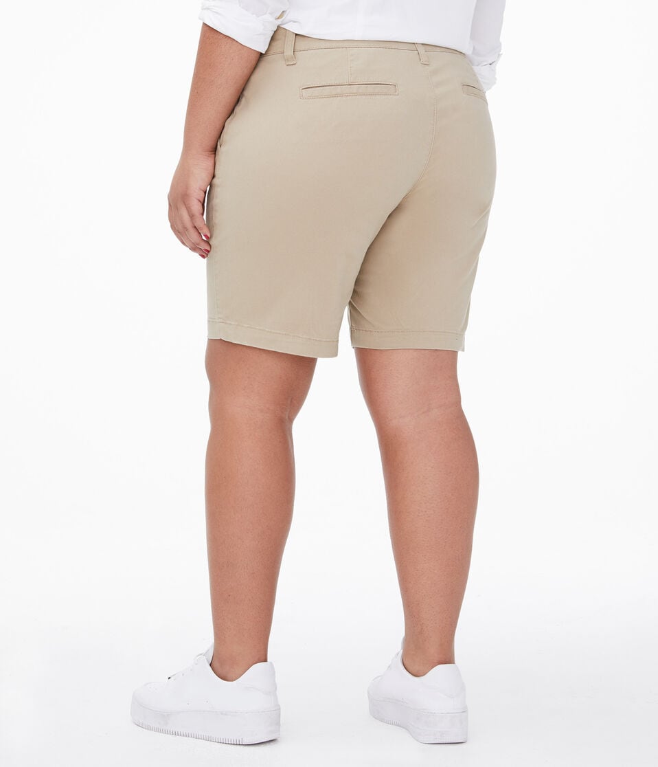 Curvy Uniform Bermuda Shorts