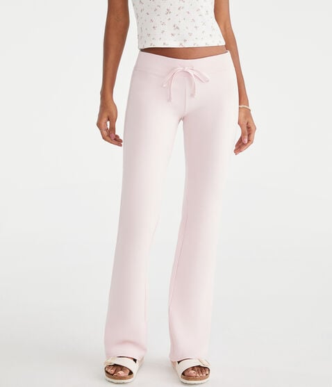 Solid Fit & Flare Sweatpants Solid Fit & Flare Sweatpants