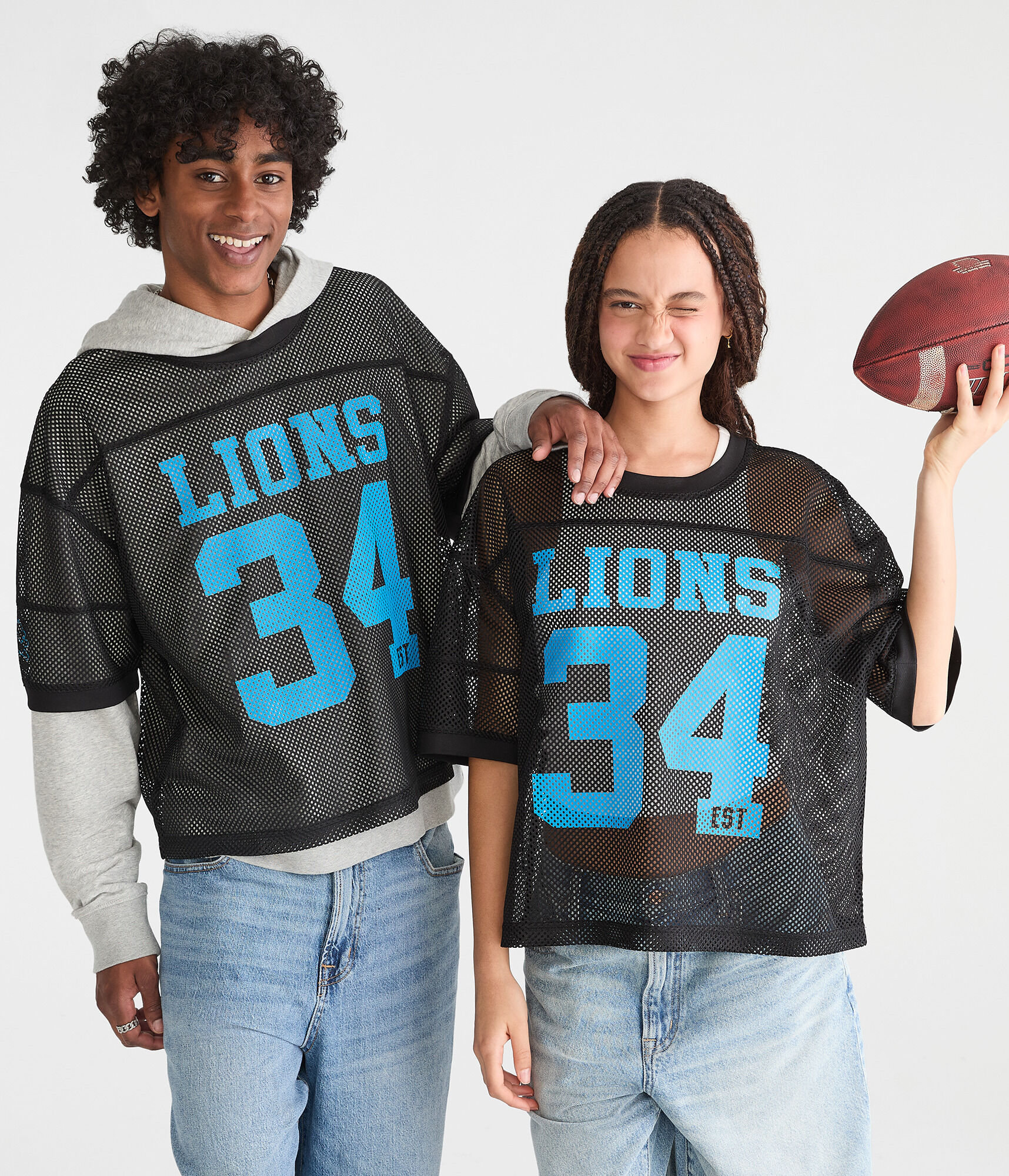Detroit Lions Mesh Graphic Tee