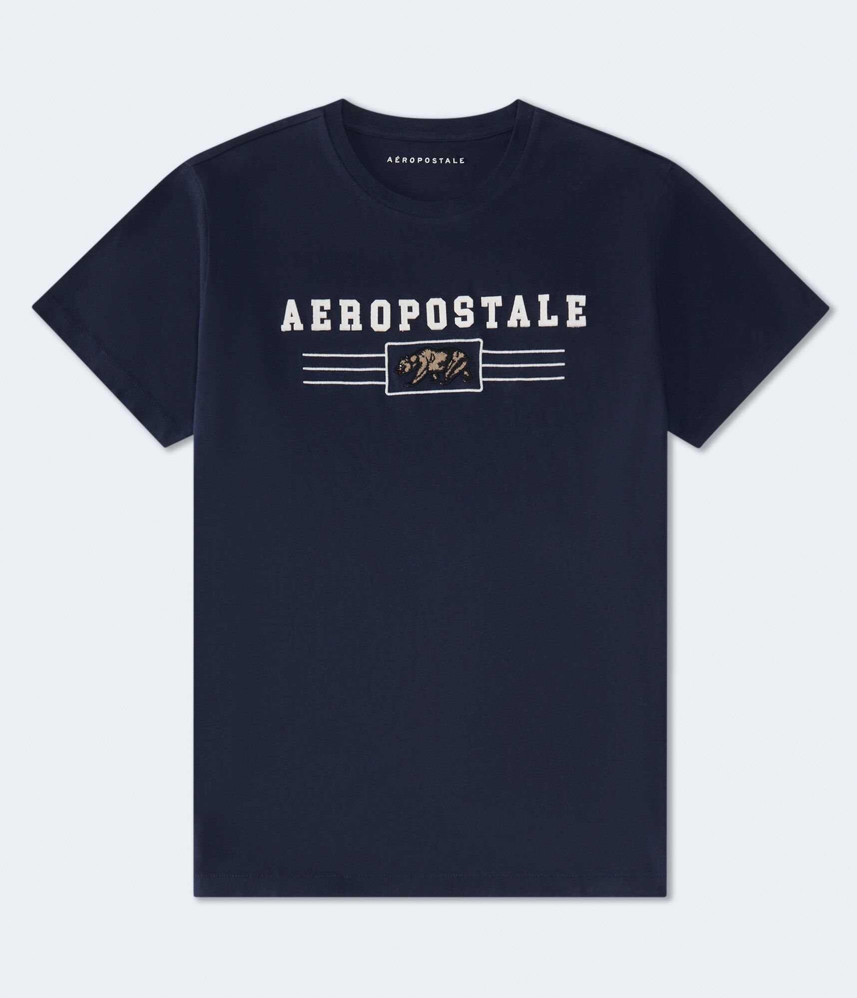 Aeropostale Bear Appliqu&eacute; Graphic Tee