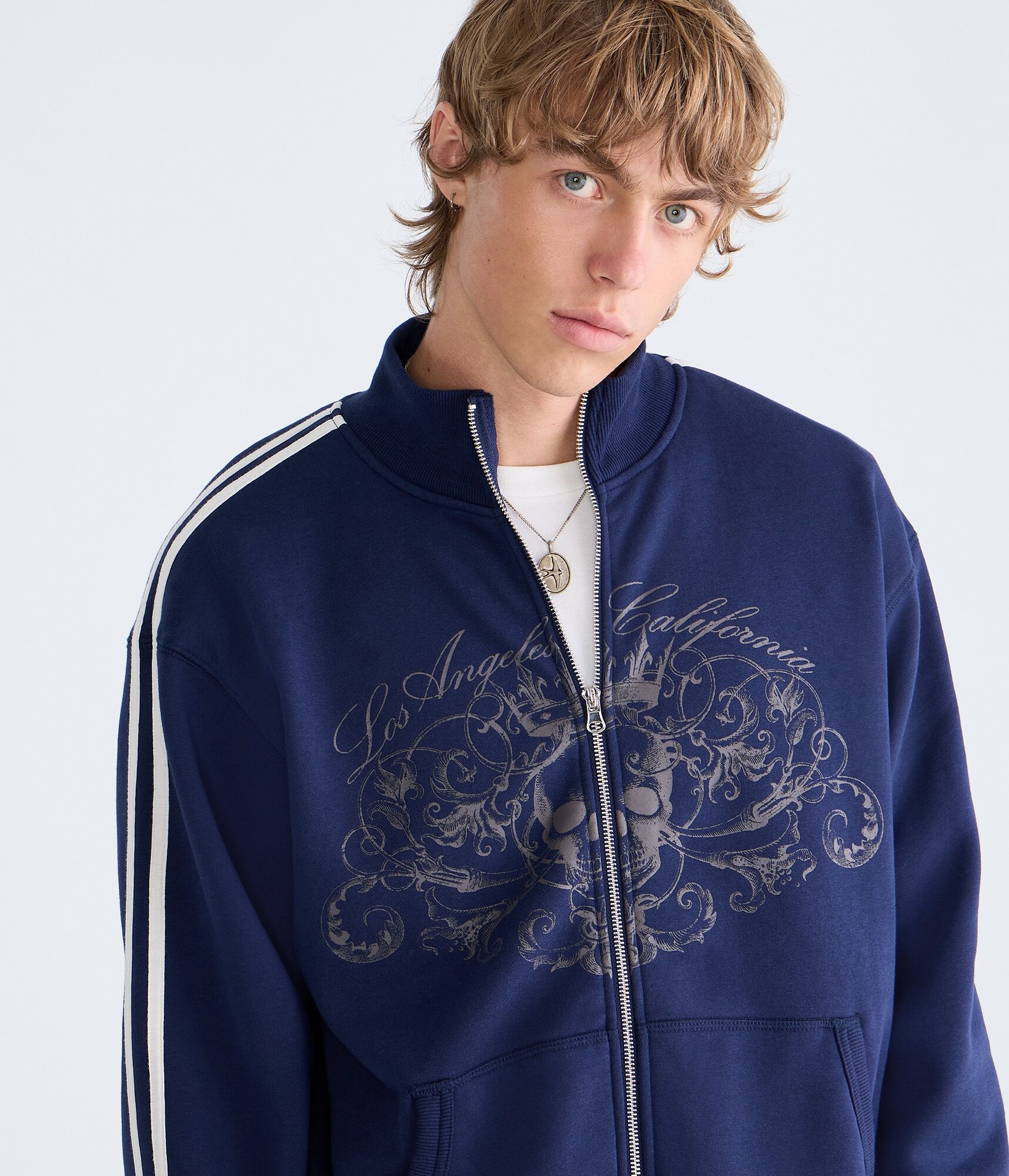 Los Angeles King Skull Full-Zip Track Jacket