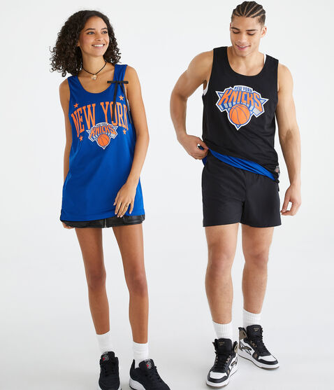 New York Knicks Reversible Relaxed Mesh Tank
