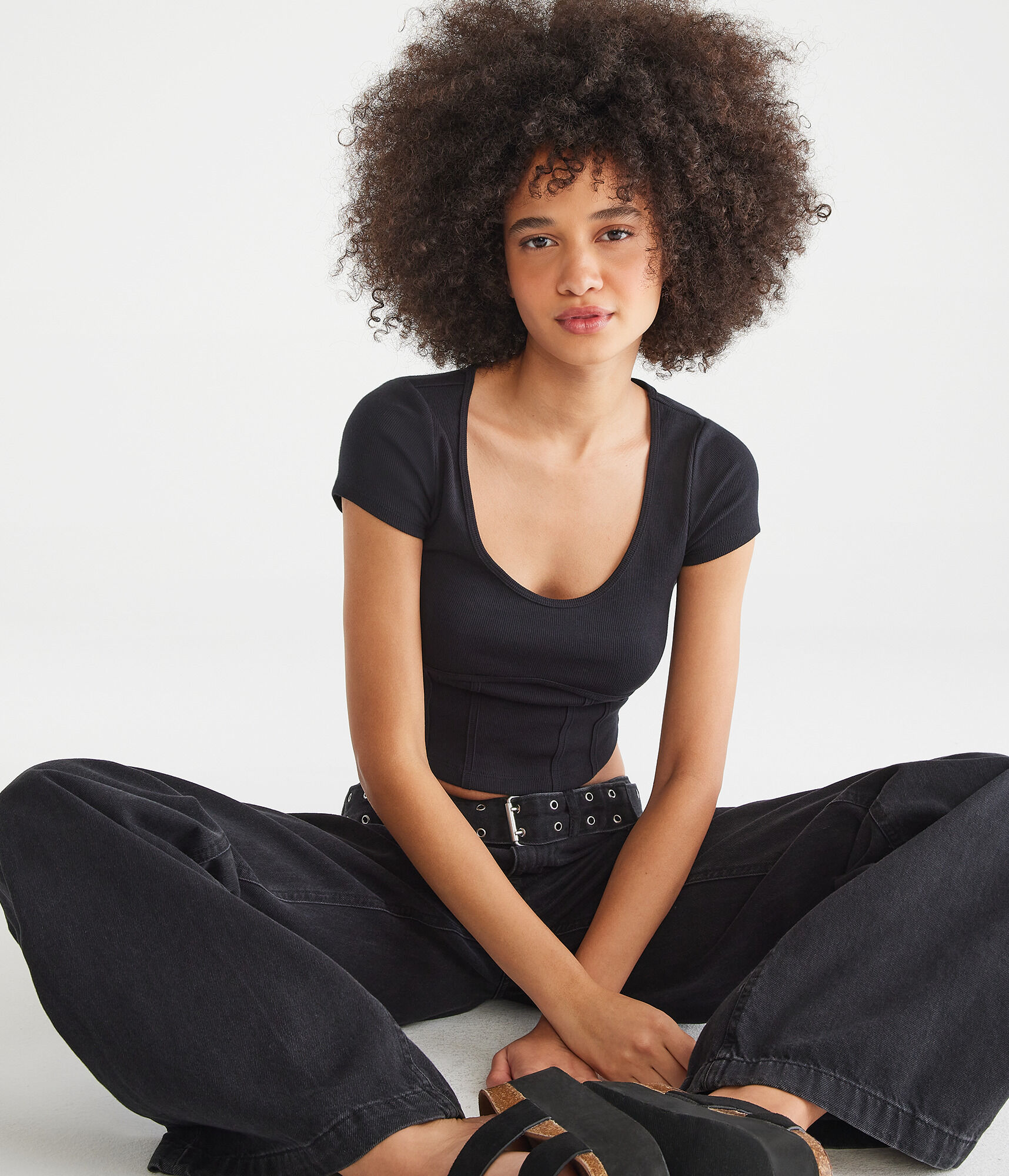 Corset Detail Tiny Top