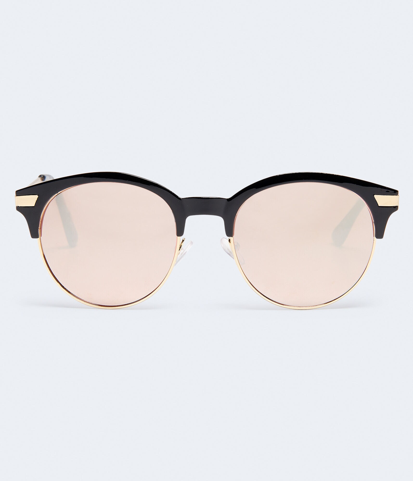 Round Mirrored Sunglasses