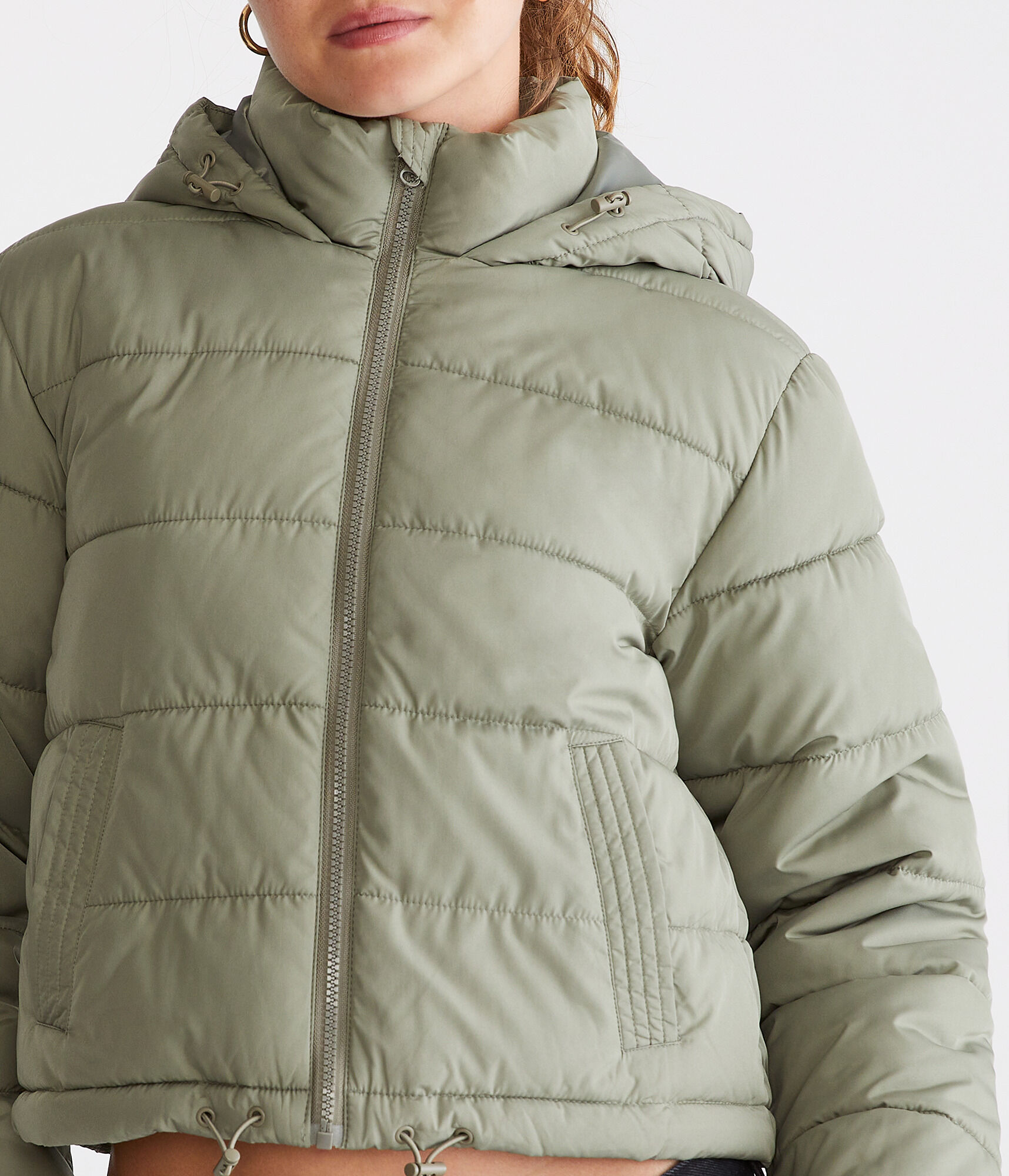 Lightweight Hooded Puffer Jacket