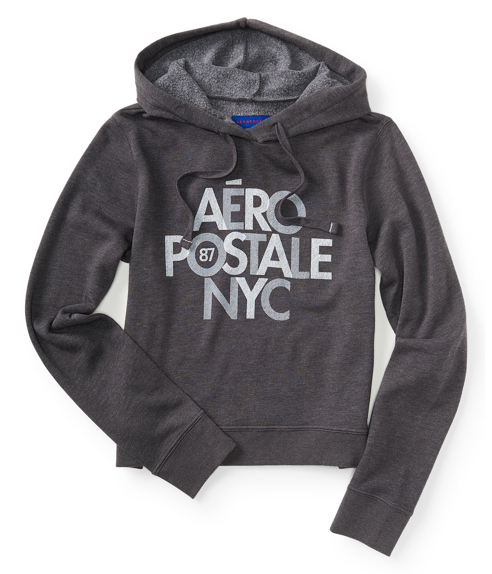 Final Sale -Stacked A&eacute;ropostale NYC Pullover Hoodie