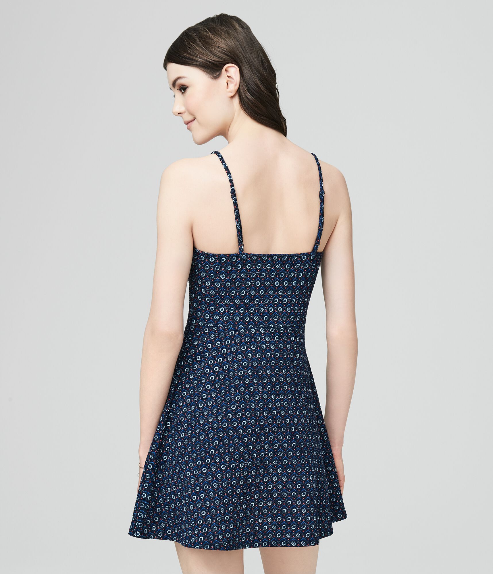 Floral Textured Wrap Dress