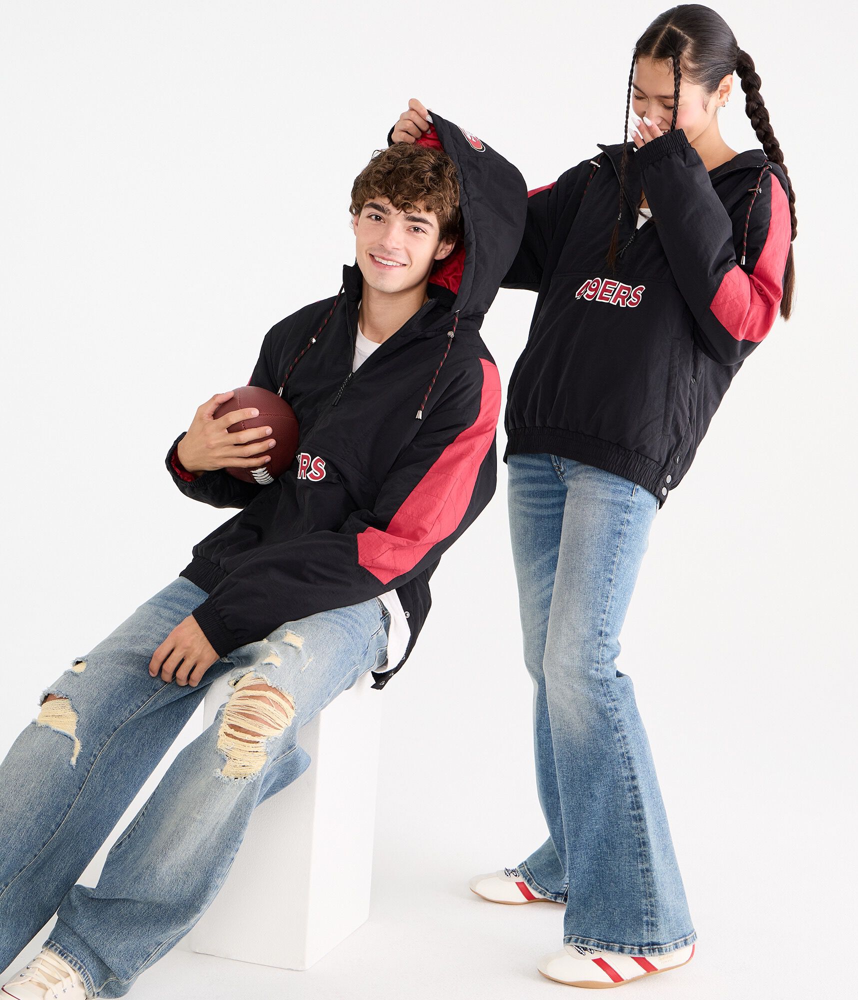 San Francisco 49ers Hooded Sideline Jacket