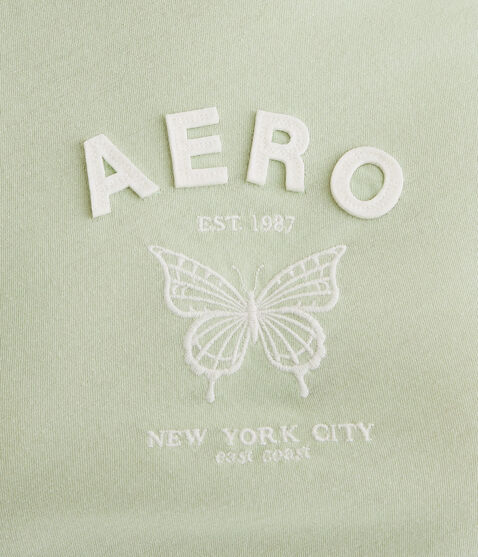 Aero Arch Butterfly Appliqué Graphic Tee Aero Arch Butterfly Appliqué Graphic Tee