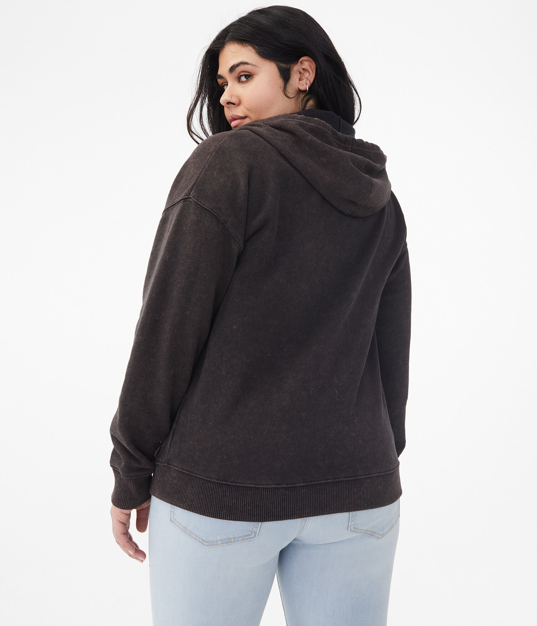 Oversized Full-Zip Hoodie