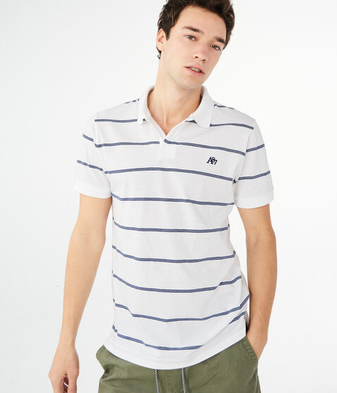 Thin Stripe Jersey Polo Thin Stripe Jersey Polo