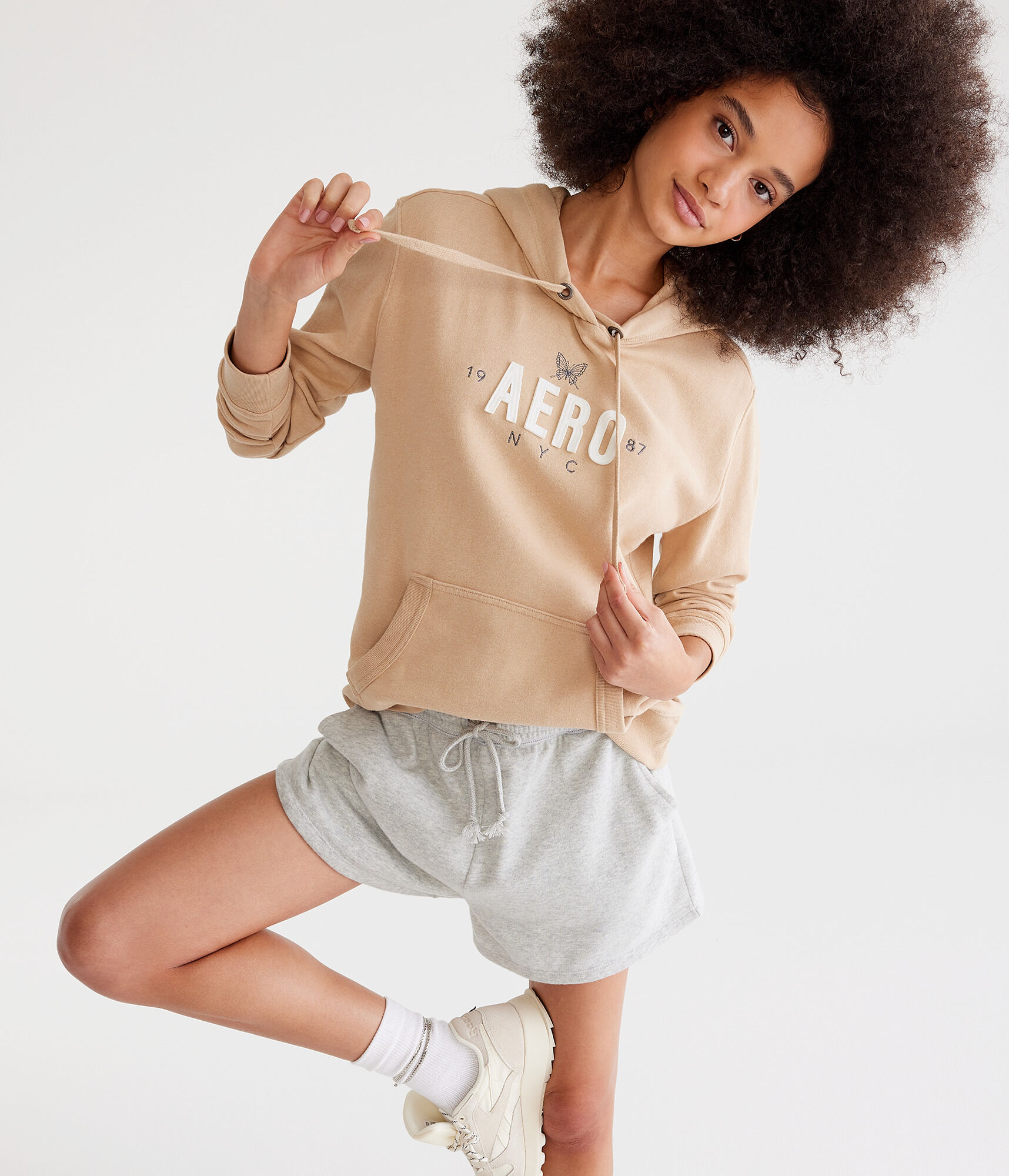 Aero NYC Butterfly Pullover Hoodie