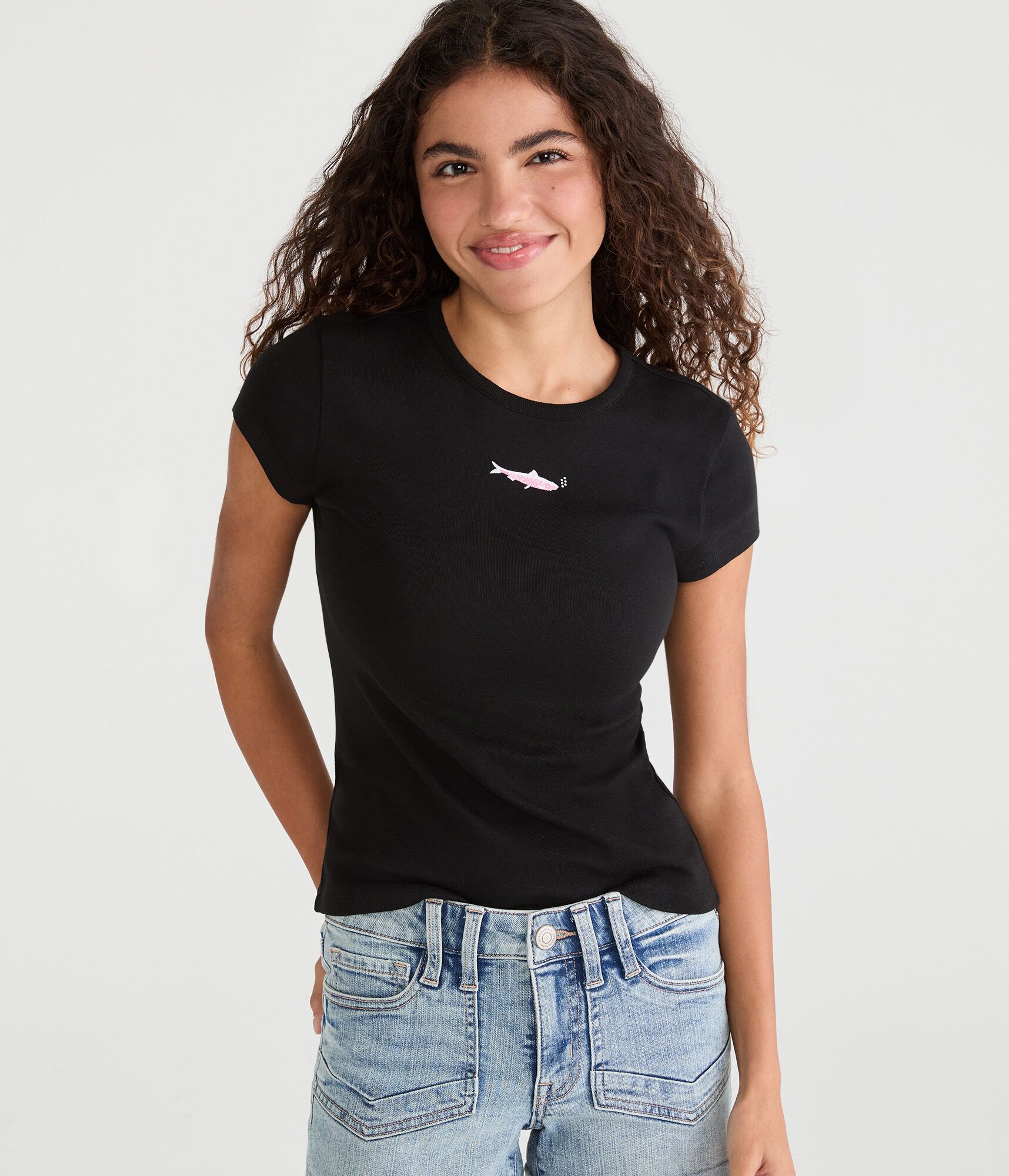 Seriously Soft Tropical Fish Graphic Baby Tee