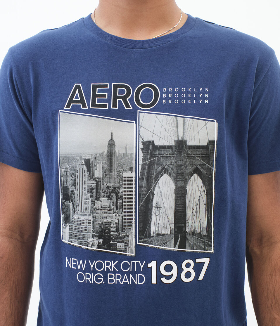 Aero NYC Bridges Graphic Tee