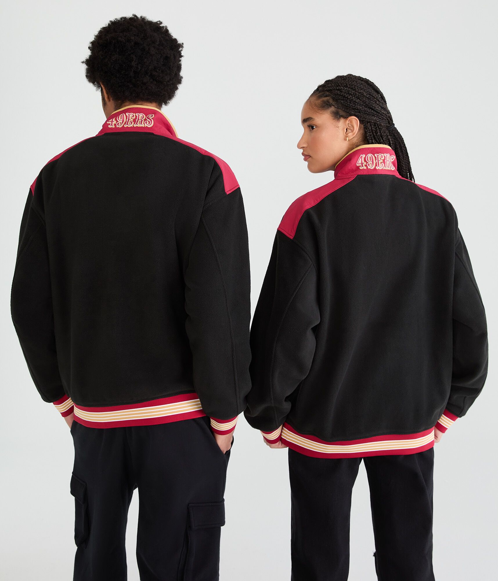 San Francisco 49ers Quarter-Zip Polyfleece Pullover