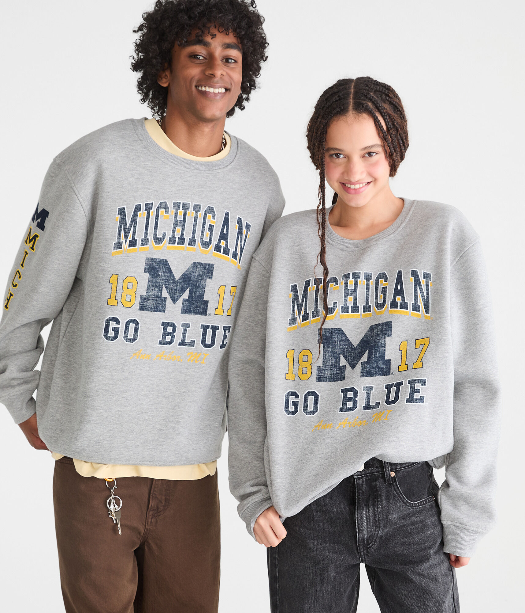 Michigan Wolverines Crew Sweatshirt