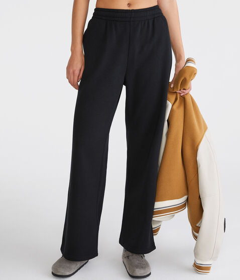High-Rise Straight Leg Sweatpants