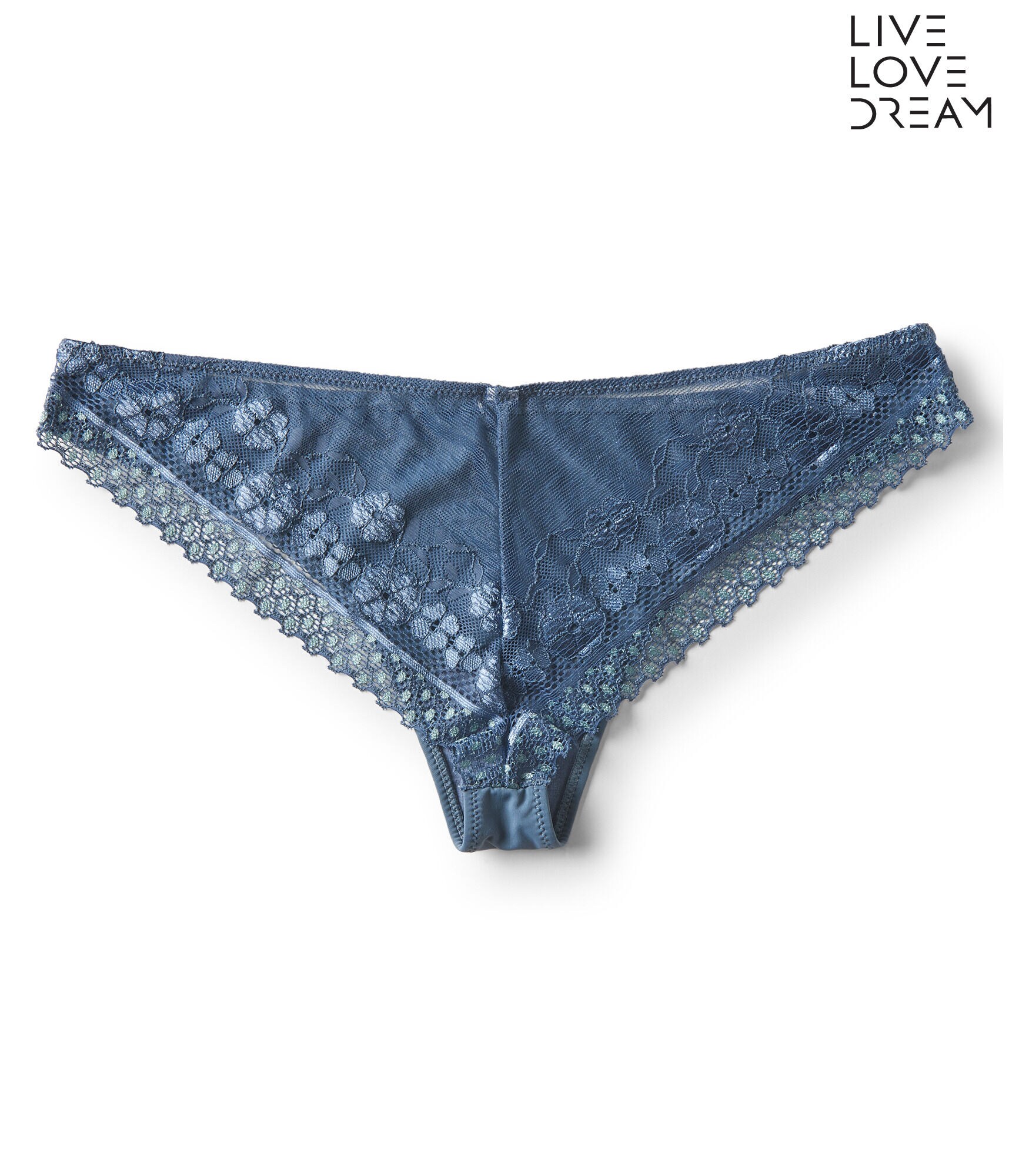 Two-Tone Lace Cheeky