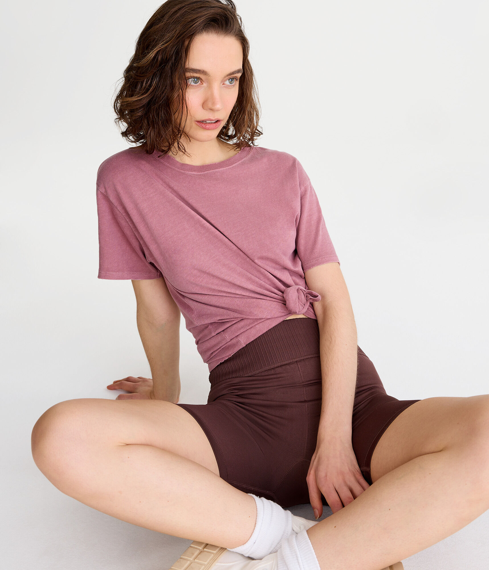 Washed Loose Fit Crew Tee